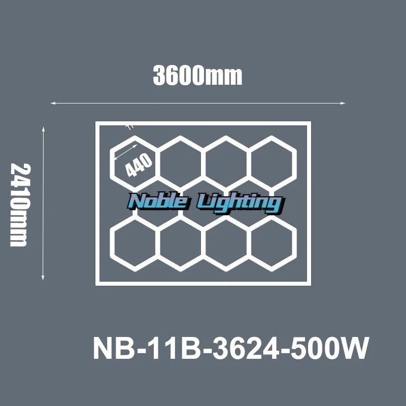 Hexagon LED Ceiling Light: High-Performance, Best-Selling, Honeycomb Design