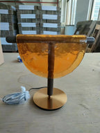 Modern Gray Amber Clear Glass Pendant Lamp for Bedroom Living Room