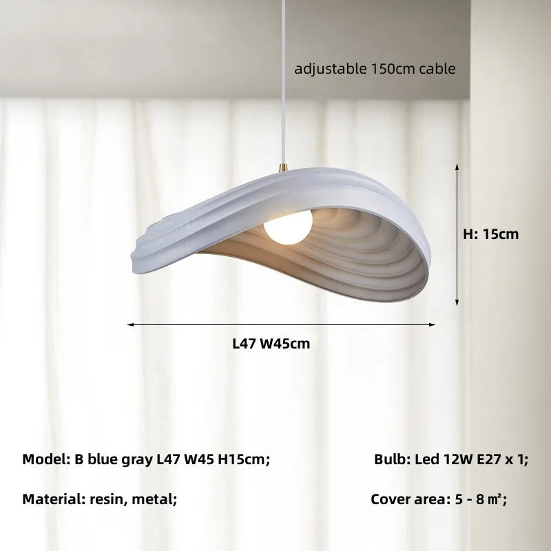 Minimalist Resin Pendant Lights for Dining Room and Bar