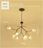 2024 Nordic Firefly LED Chandelier - Ideal for Living Room, Bedroom, Dining Room