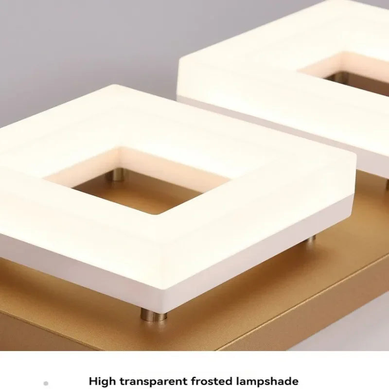 Modern Square LED Ceiling Light for Corridor, Hallway, Bedroom - Simple & Stylish Room Lighting