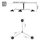 Adjustable Arm Floor Lamp: Japanese Ceiling Light for Industrial Loft Decor
