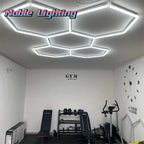 Honeycomb LED Ceiling Light: Custom Link for Worksop Gym