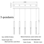 Modern Gold Crystal LED Staircase Chandelier for Large Hallway Lobby Loft