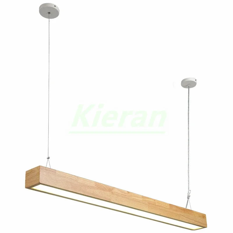Wooden LED Pendant Lights for Kitchen Office Bedroom Dining Room Modern Nordic Design