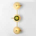 Glass Led Metal Wall Art Light | Nordic Minimalist & Vintage Decor for Living Room