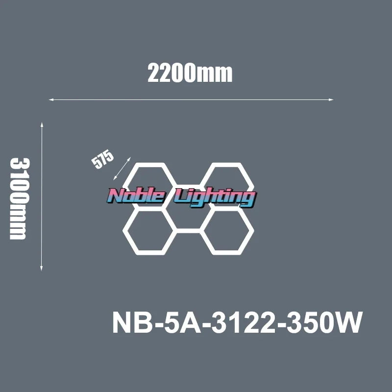 Hexagon LED Ceiling Light: High-Performance, Best-Selling, Honeycomb Design