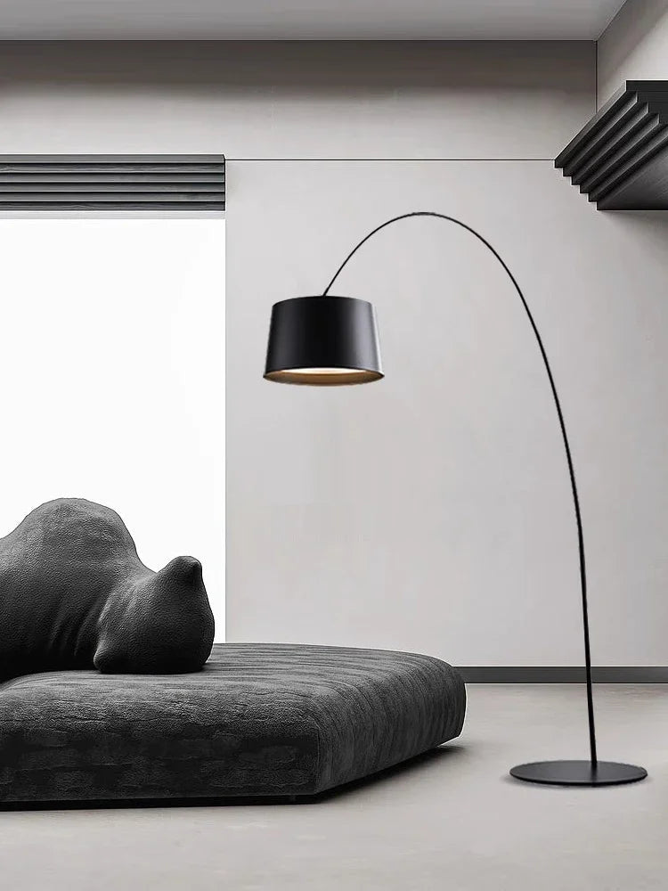 Modern Vertical LED Floor Lamp: Minimalist Nordic Design for Home Decor Lighting
