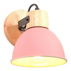 Nordic Macaroon Wooden Wall Light, Modern E27 LED Sconce for Bedroom & Living Room by Afralia™