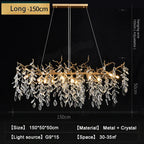 Modern Luxury Crystal Led Chandelier for Dining Living Room Hotel Hall