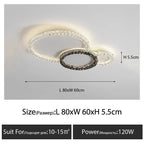 Crystal Ceiling Lights LED Chandelier for Living Room Bedroom