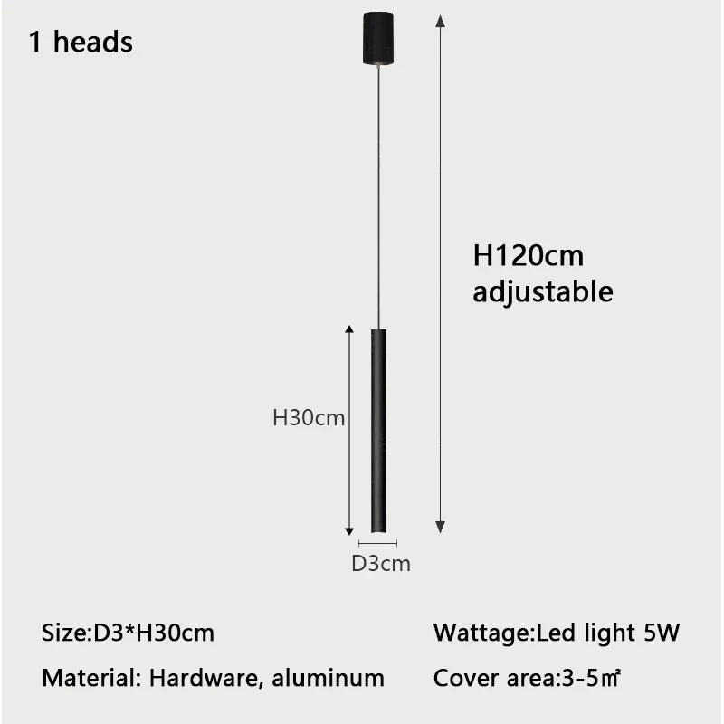 Modern Minimalist LED Stair Chandelier for Duplex Building Villa Living Room Dining Area