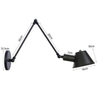 Rustic Warehouse Wire Wall Sconce Lamp: Industrial Retro Vintage Luminaire