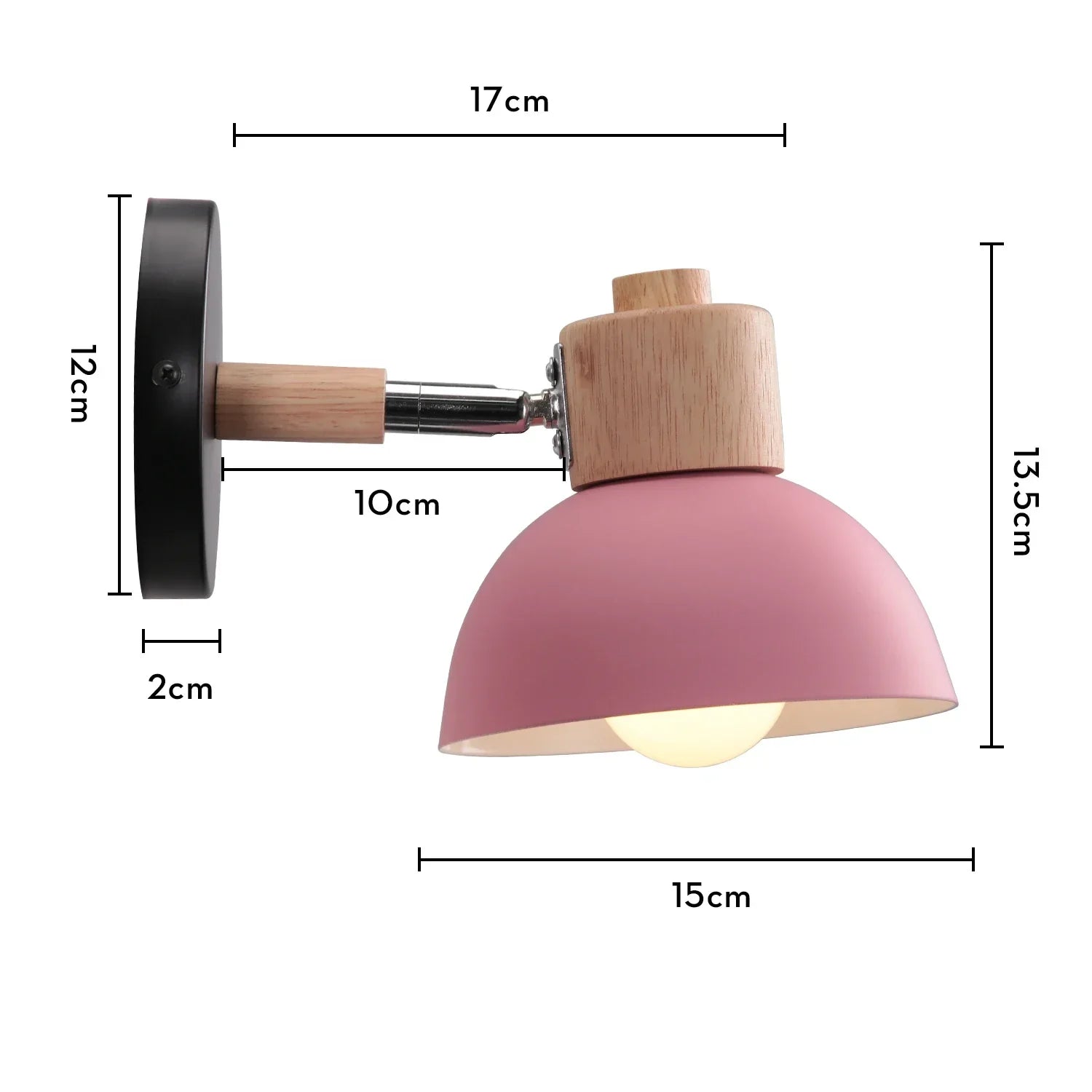 Pink Wall Lights: Nordic Minimalist Bedroom Bedside Lamps, Modern Living Room Decor