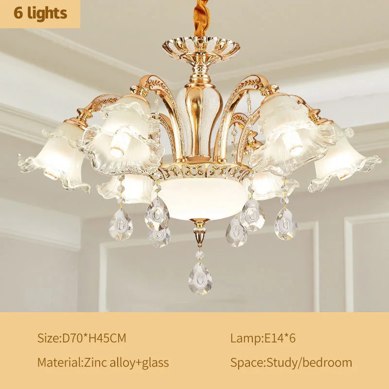 Crystal Luxury Ceiling Chandelier for Living Room, Hotel, Villa Lobby - Nordic Modern Lighting