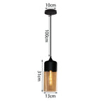 Glass Shade Pendant Light, Industrial Kitchen Restaurant Decor Lighting