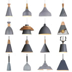 LED E27 Pendant Light: Modern Nordic Industrial Hanging Lamp for Home Decor