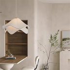 Fabric Pendant LED Light: Nordic Designer Hanging Lamp for Bedroom Decor