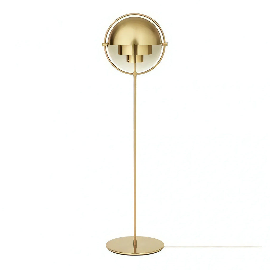 Black Gold Metal Floor Lamp for Modern Living Room and Bedroom Décor