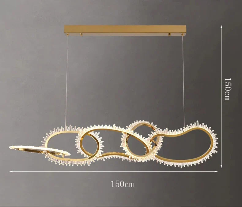 Modern LED Pendant Light Chandeliers for Living and Dining Room Lighting