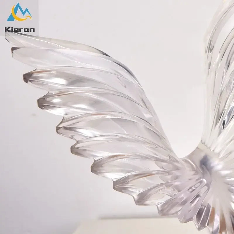 Crystal Eagle LED Table Lamp for Bedroom Study and Living Room