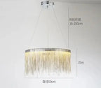 Tassel Chain LED Chandelier for Modern Living Room and Dining Room