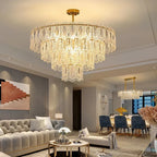 Romantic Glass Chandelier Luxury Ceiling Pendant Light Fixture