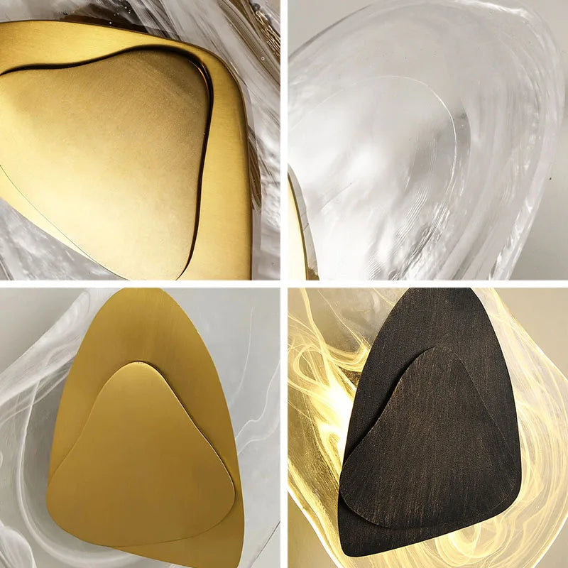 Crystal Wall Lamp: Modern Luxury Bedroom Decor, Creative LED Lighting for Living Room