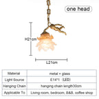 Brass Angel Chandelier: Luxury Burnishing Pendant Lights for Living Room