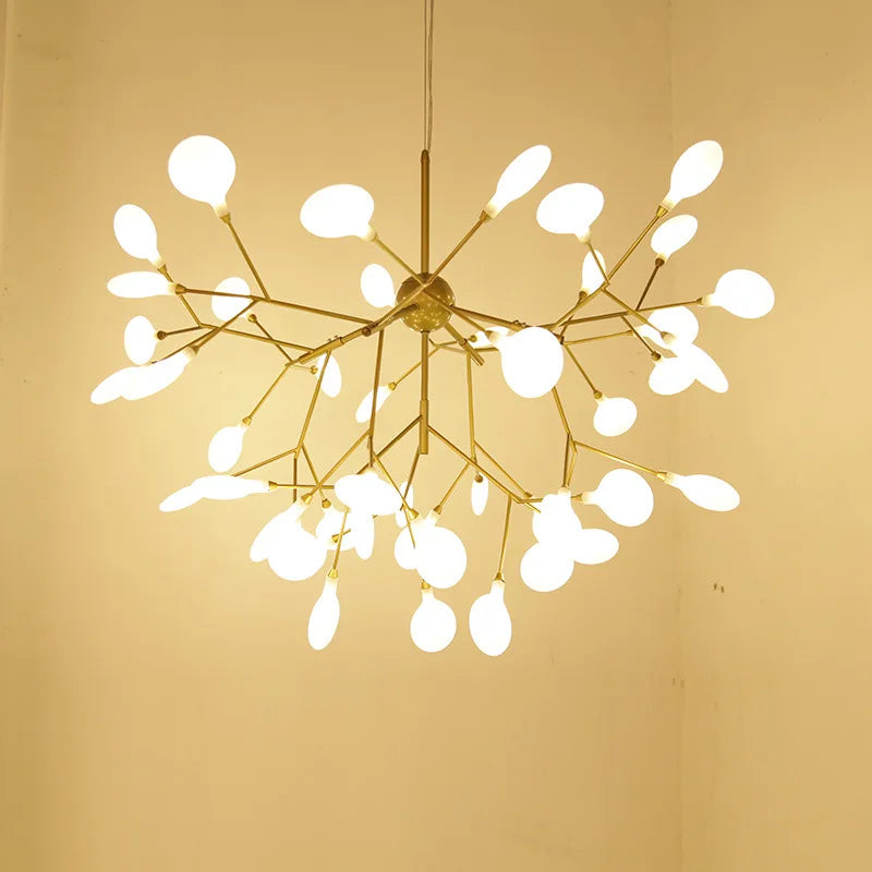 Modern Firefly Pendant Chandelier LED Light Acrylic Ceiling Lamp for Home Decor