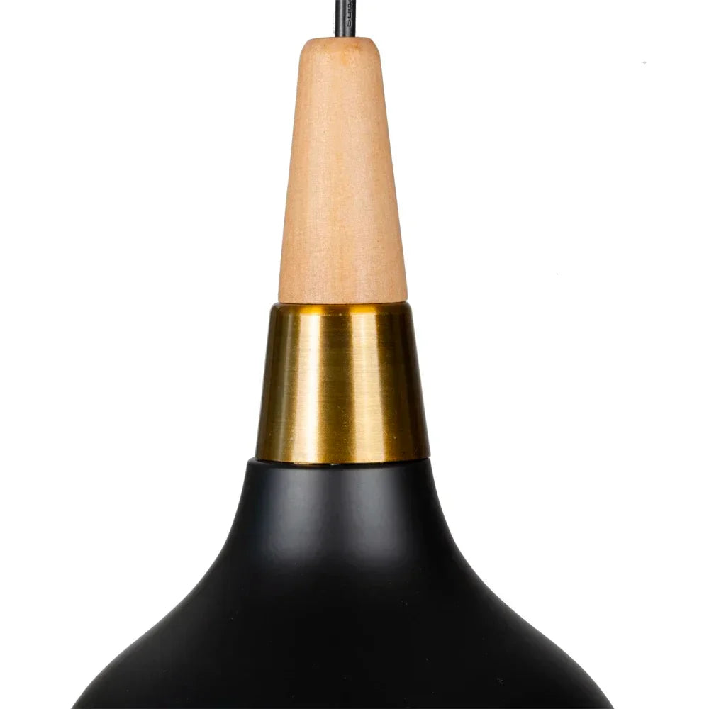 Wooden Dome Pendant Lights: Adjustable Hanging Lamp for Kitchen Dining Living Bedroom