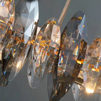 Crystal Ceiling Chandelier: Modern Luxury E14 Lighting Fixture for Home Decor