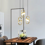 Gold Pendant Lights for Bedroom Kitchen Dining Room Decor