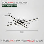 Modern Nordic Duplex Villa Ceiling Light for Living Room Bedroom Hall