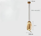 Glass LED Chandeliers for Living Room Bedroom Kitchen Pendant Lamp