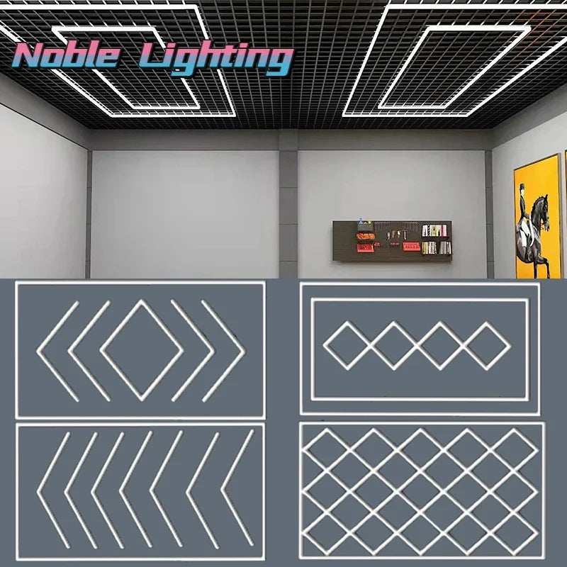 Honeycomb Lights Garage LED Working Light | Hexagon Ceiling Garage LED Light