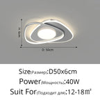 LED Ceiling Chandelier: Modern Nordic Design for Living, Dining, Kitchen, Bedroom Decor