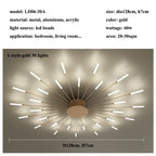 Modern LED Ceiling Chandelier for Home Lighting and Bedroom Luster
