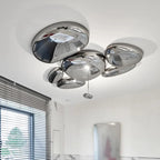 Chrome LED Ceiling Lamp for Home Decoration, Living Room, Dining Room, Bedroom, Cafe