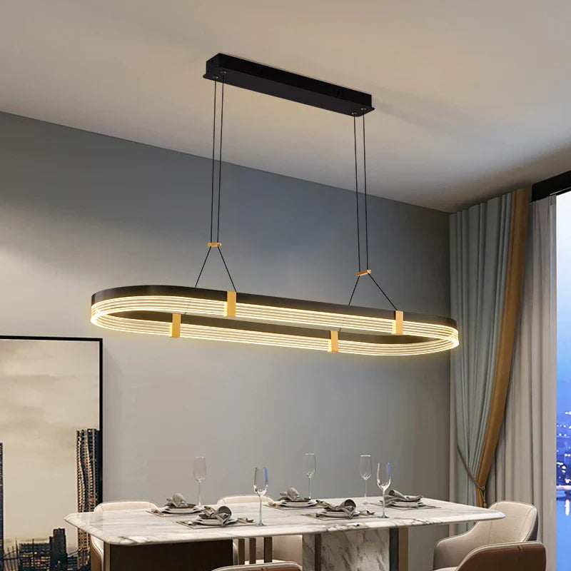LED Ceiling Pendant Lights Modern Minimalist Chandelier for Living Room Dining Table Decor