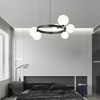 Glass Magic Bean Chandelier - Minimalist Luxury Nordic Modern Lamp