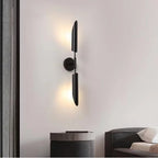 Golden Inclined Tube Wall Lamp for Modern Luxury Living Room Bedroom Décor