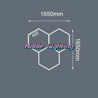 Honeycomb LED Ceiling Light: Custom Link for Worksop Gym