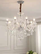 Crystal Chandelier LED Candle K9 Crystal Lamp for Living Dining Bedroom Shop