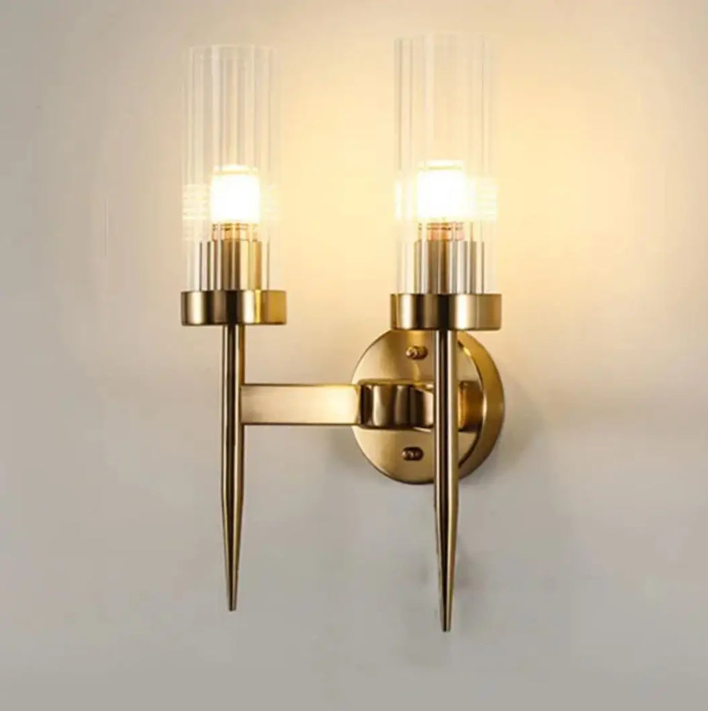 Modern LED Nordic Wall Sconce Bedroom Light Fixture Metal European Style Wall Lights