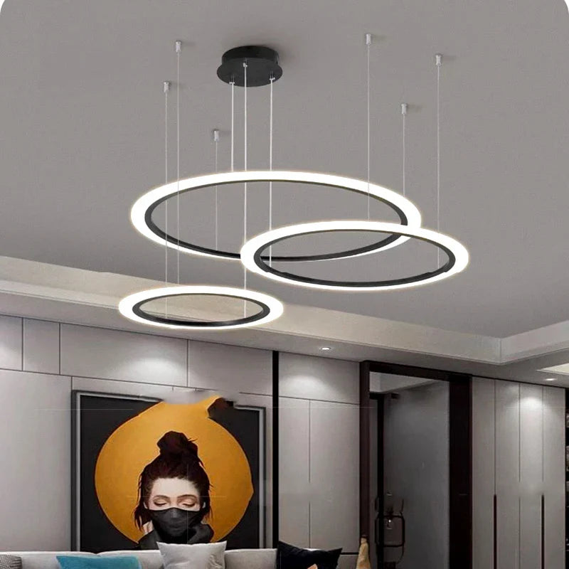 Modern Indoor Pendant Lights LED Chandelier Ceiling Lamp Dining Room Lighting