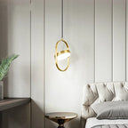 Gold Pendant Lights for Bedroom Kitchen Dining Room Decor