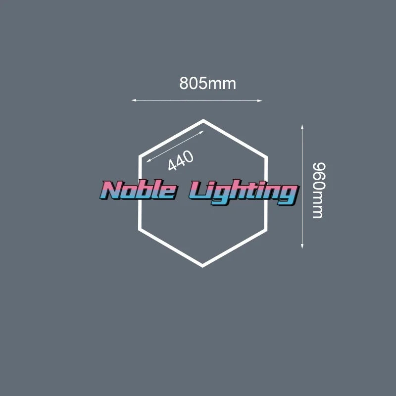 Honeycomb LED Ceiling Light: Custom Link for Worksop Gym