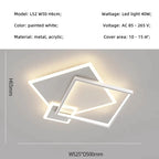 Nordic Ceiling Lights for Modern Living Room Bedroom Kitchen Decor