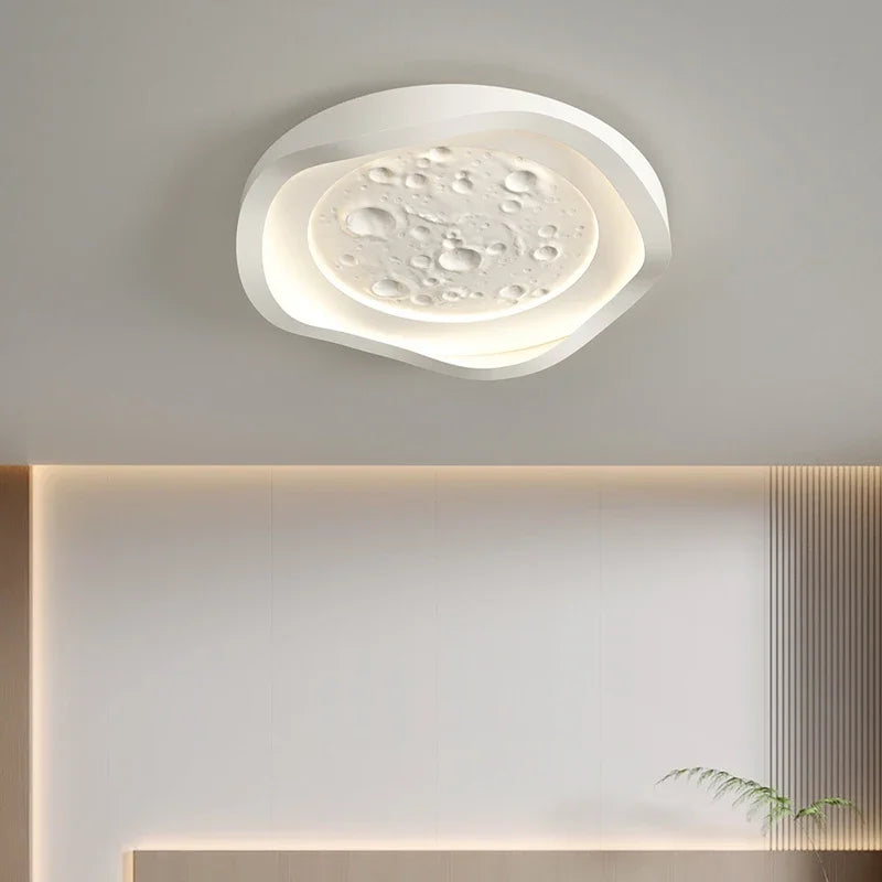 Round LED Ceiling Lamp - Simple Modern Nordic Minimalism for Living Room and Bedroom